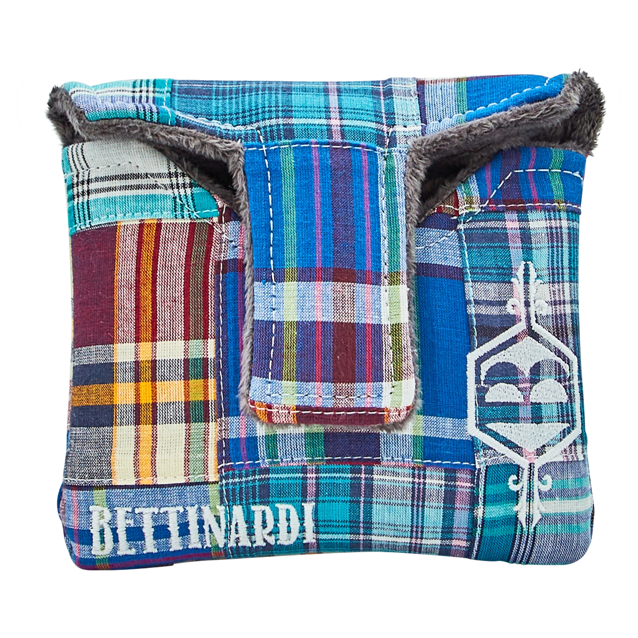 Blue Patch Madras Mallet Putter Headcover - Image 2