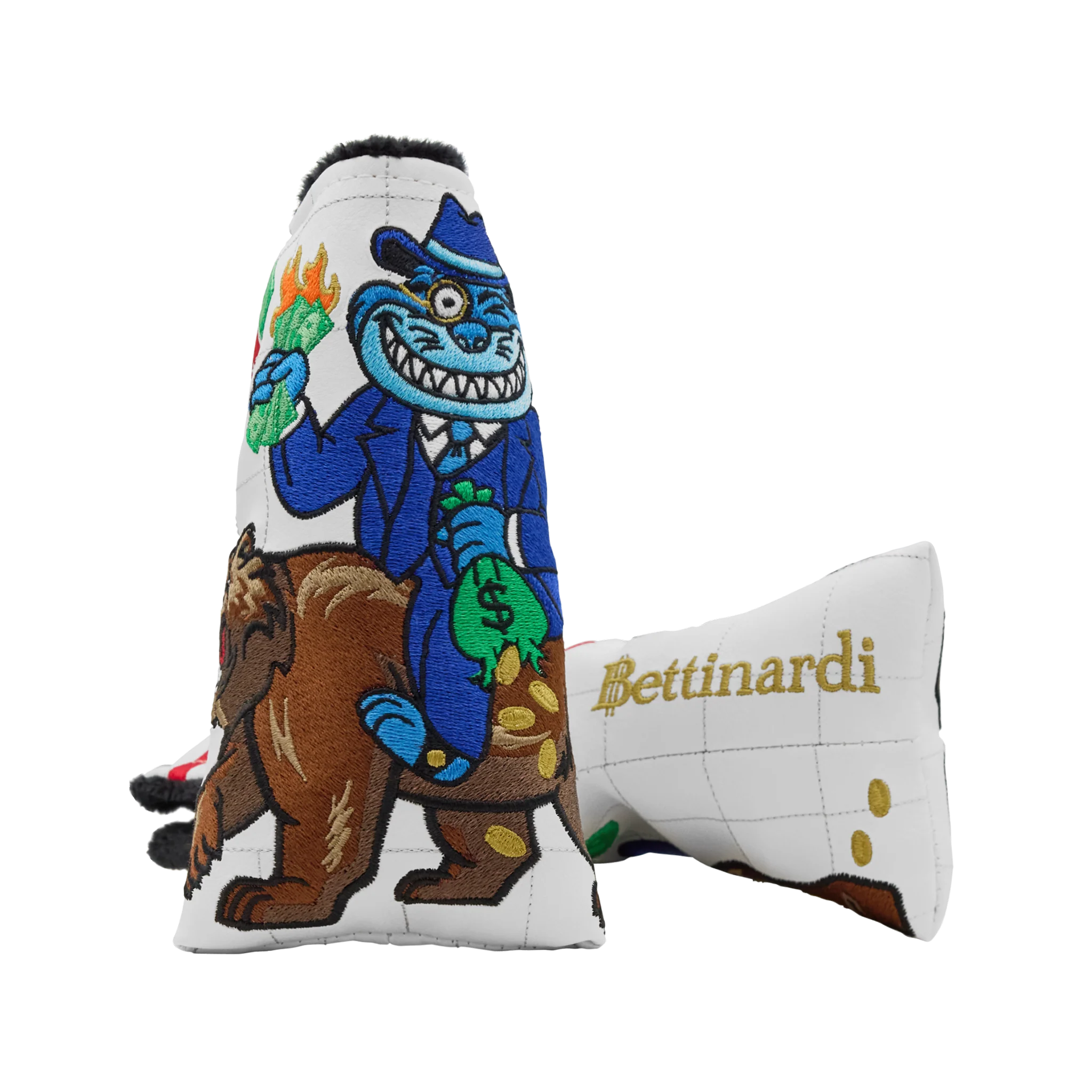 Wall Street Bear Market Fat Cat Blade Putter Headcover