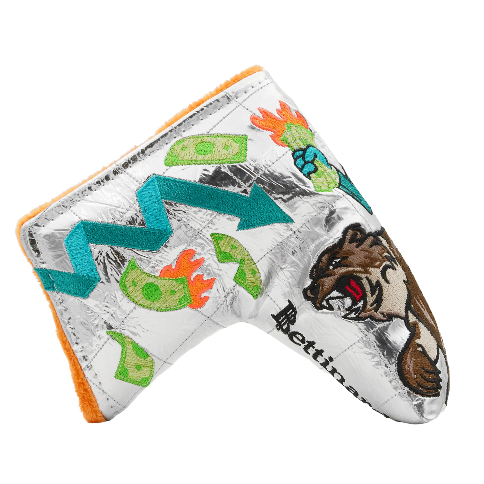Wall Street Bear Market Fat Cat FAI Blade Putter Headcover - Image 3