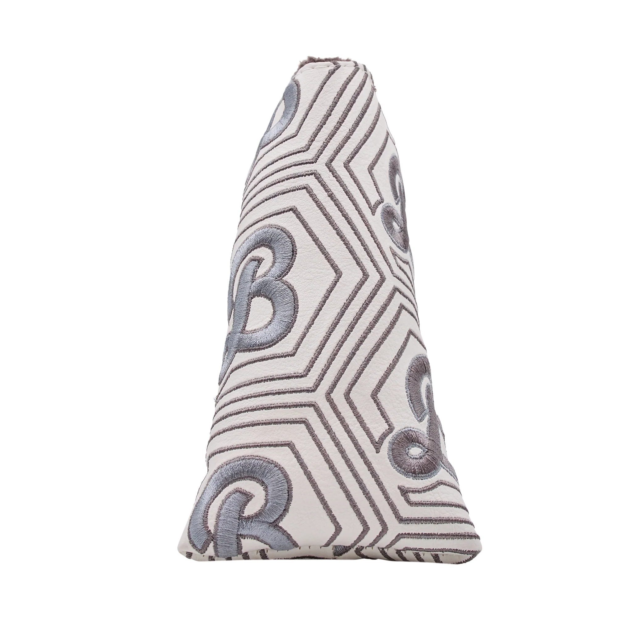 White Stylized Hex B Blade Putter Headcover - Image 3