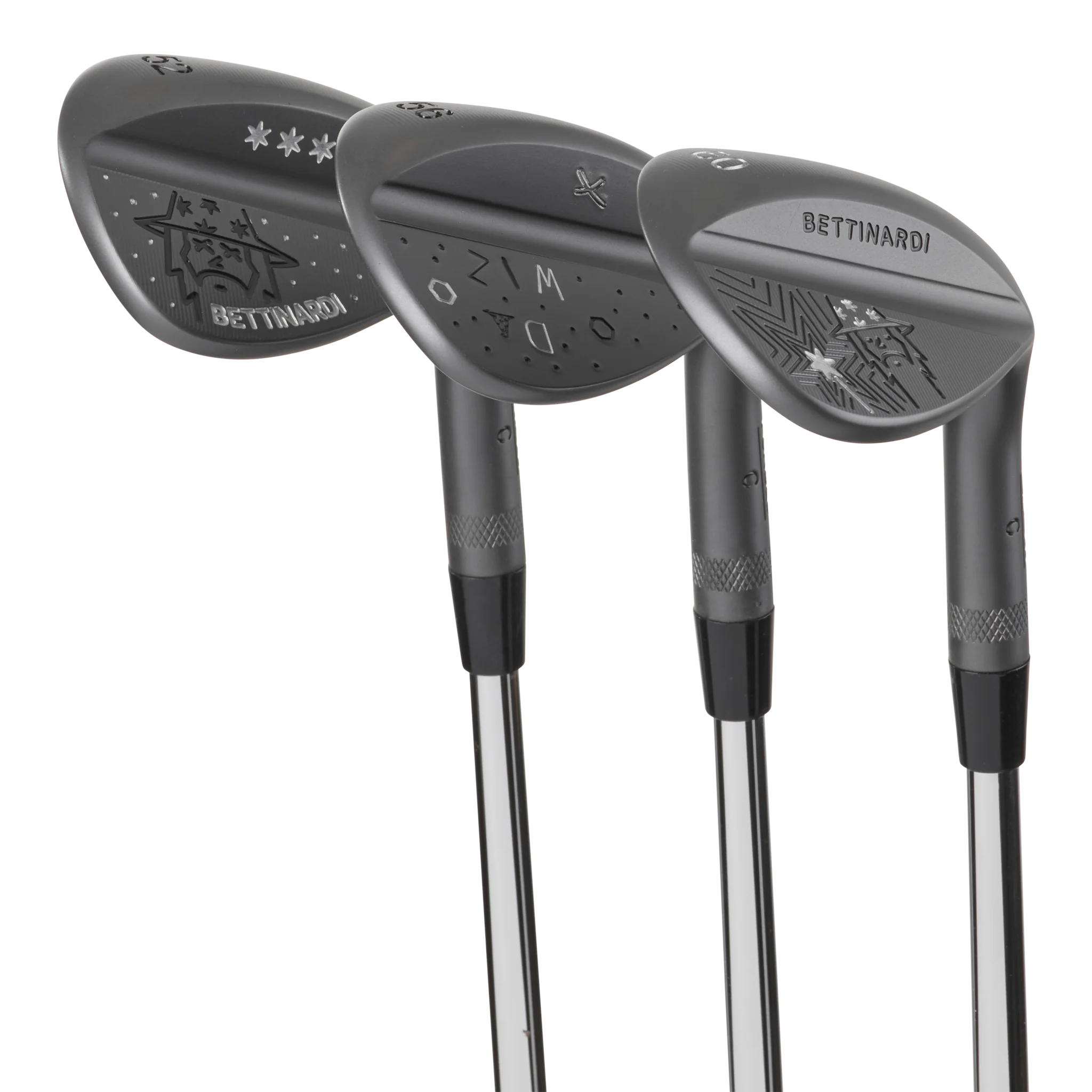 Windy City Wiz Stamped Black Ox Wedge Set (52°, 56°, 60°)